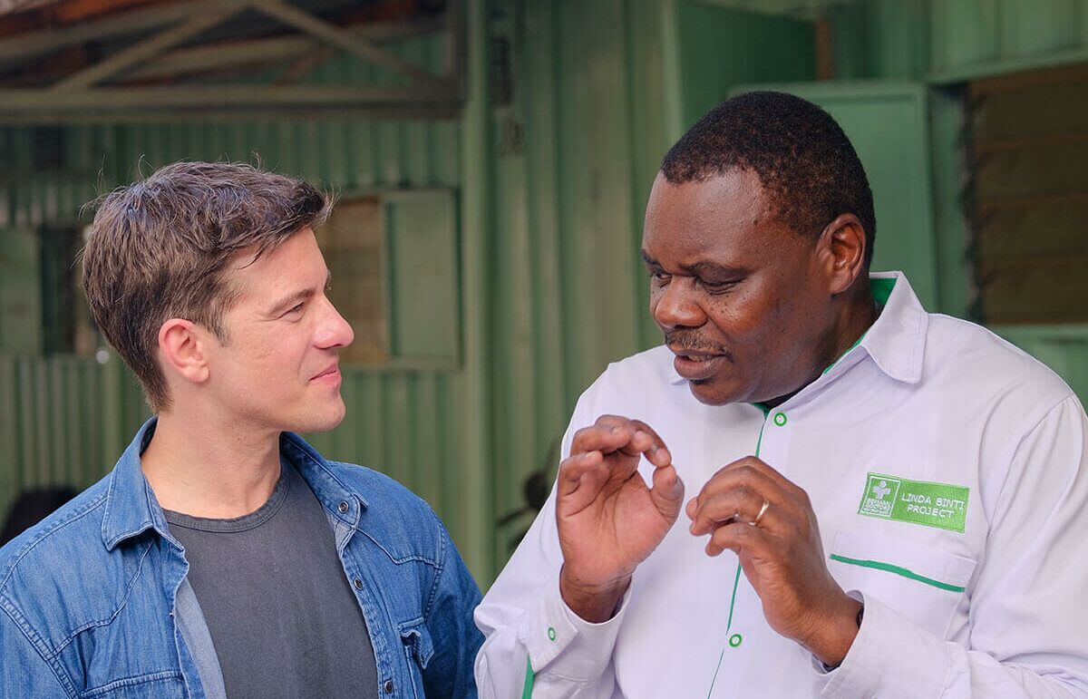 Philipp Danne auf Projektreise in Kenia