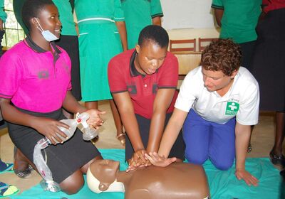 medizinische Schulung in Uganda