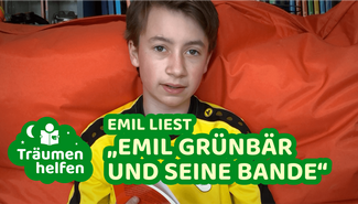 Emil liest aus „Emil Grünbär und seine Bande“