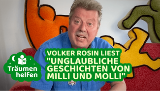 Volker Rosin liest aus „Unglaubliche Geschichten von Milli und Molli“