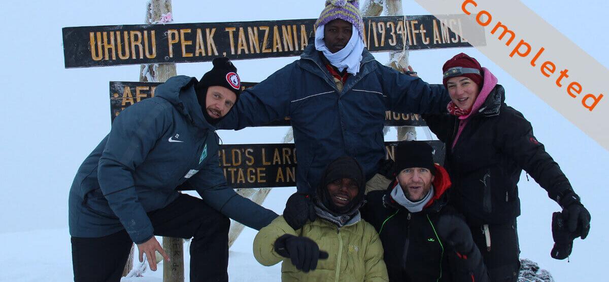 Kilimanjaro: Seven Summits For Help