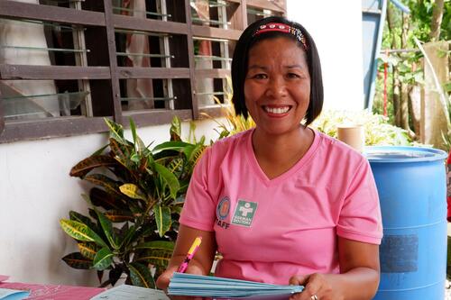 Programmkordinatorin Joelyn Pasayon auf Luzon
