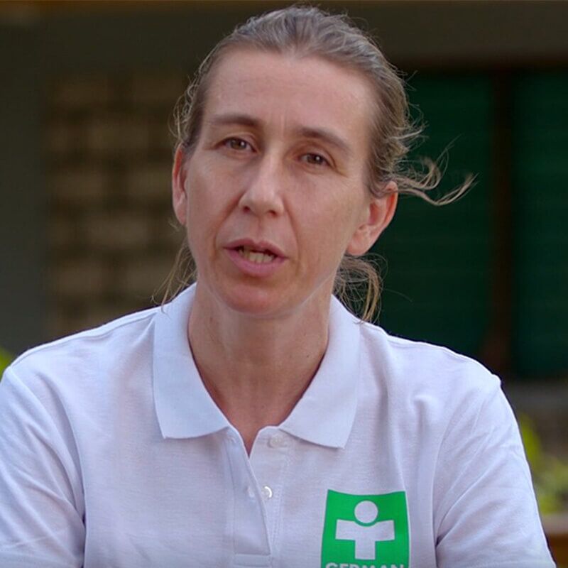 Bea Ammann engagiert sich für die German Doctors