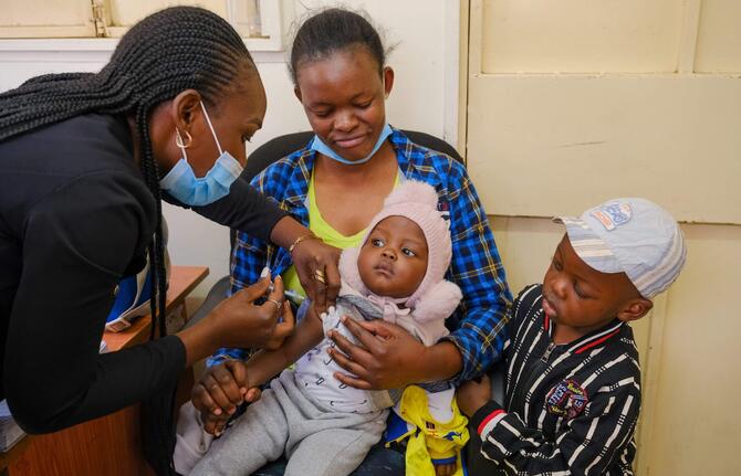 Spendenlauf für einen Arztbesuch für Kinder in Nairobi