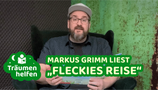 Markus Grimm liest aus „Fleckies Reise“
