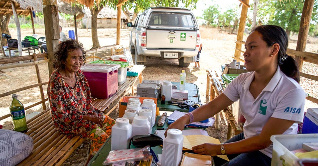 Mobile Klinik auf Mindanao