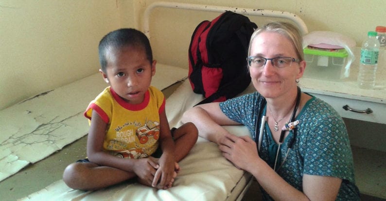 Hungernde Kinder auf den Philippinen