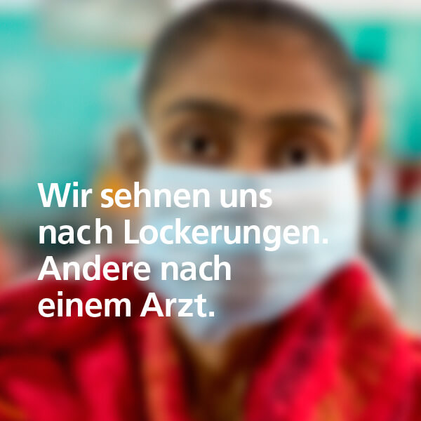 Trotz Corona: Unsere Hilfe bleibt!